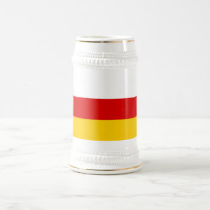 Chope À Bière Drapeau de l'Ossétie du Sud