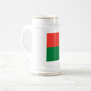 Chope À Bière Drapeau de Madagascar