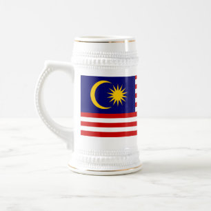 Chope À Bière Drapeau de Malaisie