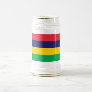 Chope À Bière Drapeau de Maurice