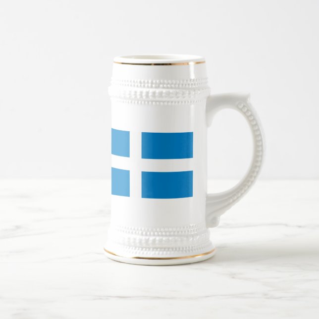 Chope À Bière Drapeau de Shetland (Droite)