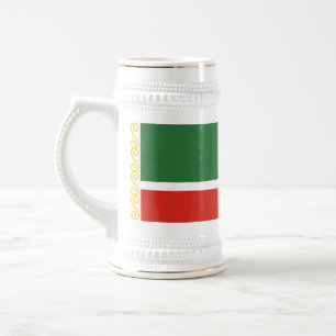 Chope À Bière Drapeau de Tchétchénie