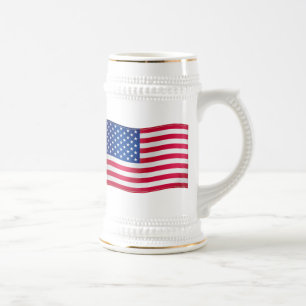 Chope À Bière Drapeau des États-Unis