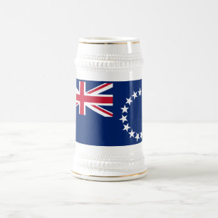 Chope À Bière Drapeau des îles Cook