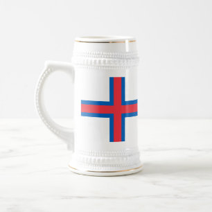 Chope À Bière Drapeau des îles Féroé
