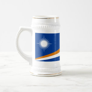 Chope À Bière Drapeau des Îles Marshall