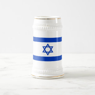 Chope À Bière Drapeau d'Israël