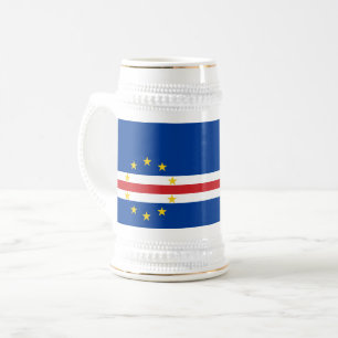 Chope À Bière Drapeau du Cap-Vert
