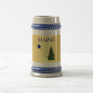 Chope À Bière Drapeau du Maine 1901