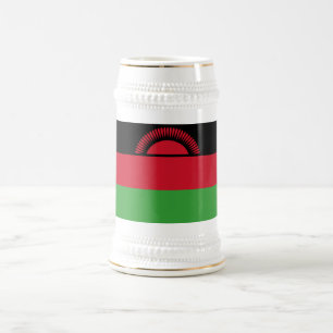Chope À Bière Drapeau du Malawi