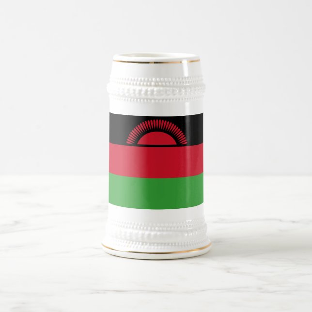 Chope À Bière Drapeau du Malawi (Centre)