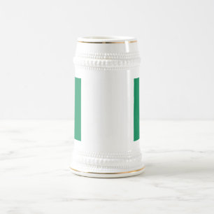 Chope À Bière Drapeau du Nigeria