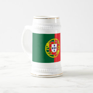 Chope À Bière Drapeau du Portugal