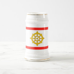 Chope À Bière Drapeau du Royaume de Sikkim