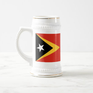Chope À Bière Drapeau du Timor oriental
