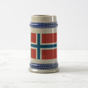 Chope À Bière Drapeau norvégien