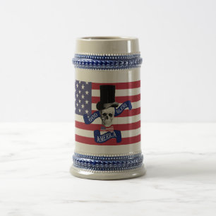 Chope À Bière Drapeau patriotique américain