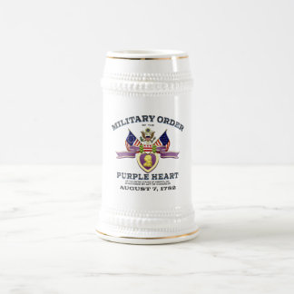 Chope À Bière Drapeaux "PURPLE HEART" personnalisables