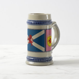 Chope À Bière Écosse, Lion rampant, drapeau, drapeau de Saint-An