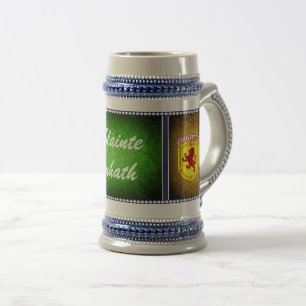 Chope À Bière Ecosse, Lion Rampant, drapeau, Slainte Mhath