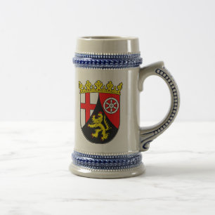 Chope À Bière Écusson de Rhénanie-Palatinat