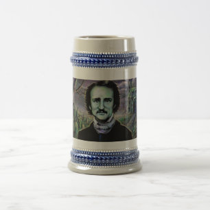 Chope À Bière Edgar Allan Poe gothique