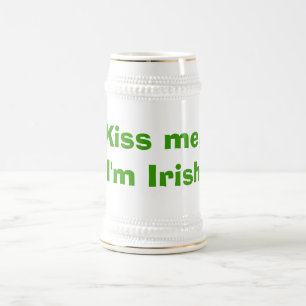 Chope À Bière Embrassez-moi, je suis irlandais