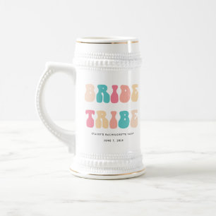 Chope À Bière Enterrement de vie de jeune fille Tribu de mariée