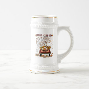 Chope À Bière Équipe de prélèvement citrouille