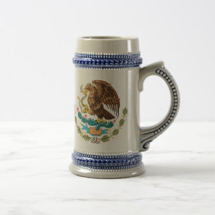 Chope À Bière Escudo Nacional de México - Emblema Mexicano