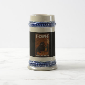 Chope À Bière F-CAW-F Halloween Corbeau d'Halloween Bière Tankar
