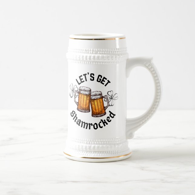 Chope À Bière Faisons-nous fêter la Saint-Patrick (Droite)
