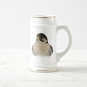 Chope À Bière Faucon hybride Gyrfalcon Saker