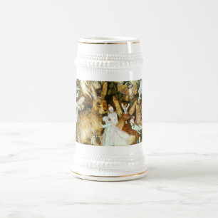 Chope À Bière Fées et lapin