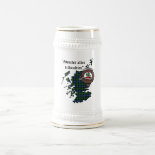 Chope À Bière Fergsson Clan Badge Stein