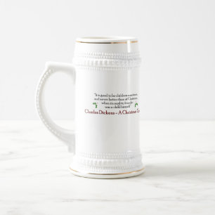 Chope À Bière Fezziwig-Dickens et Noël Stein