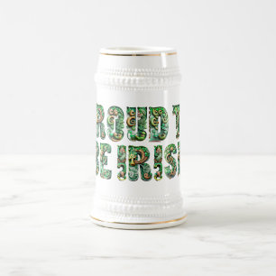 Chope À Bière Fier D'Être Irlandais