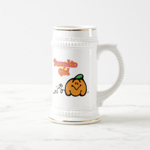 Chope À Bière Fille citrouille