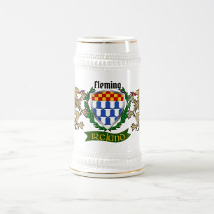 Chope À Bière Fleming Irish Shield Beer Stein