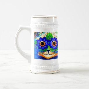 Chope À Bière Fleur de chat