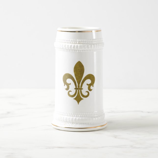 Chope À Bière Fleur de Lis Stein (Centre)