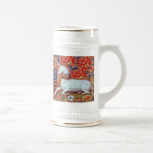 CHOPE À BIÈRE FLEURS D'IMAGINAIRES UNICORNES ET MÉDIÉVAUX, MOTIF