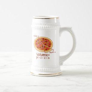 Chope À Bière Formule mathématique = Pi*z*z*a de volume de pizz