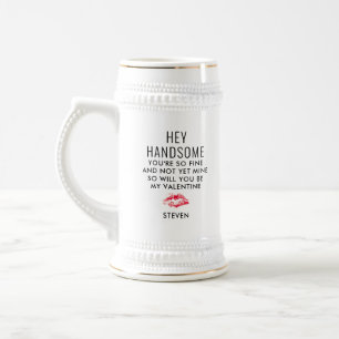 Chope À Bière Funny Boyfriend Valentines Poème de jour Personnal