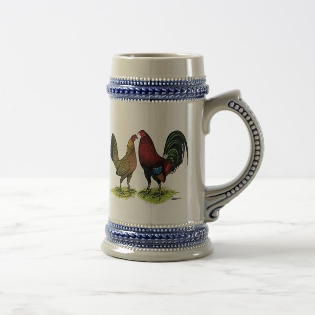 Chope À Bière Gamefowl Pair (Droite)