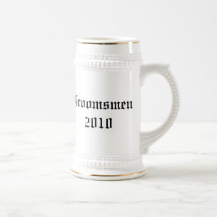 Chope À Bière Garçons d'honneur personnalisés épousant le stein