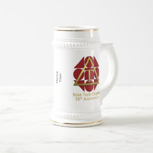 Chope À Bière "Géométrique s'est levé" le cinquantième