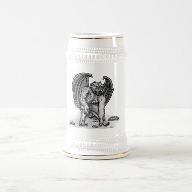 Chope À Bière Golem Gargoyle (Centre)