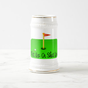 Chope À Bière Golf haut ou fermé de putt
