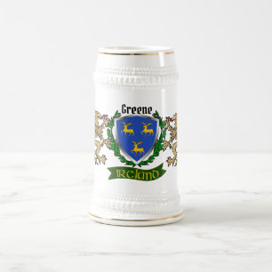 Chope À Bière Greene Irish Shield Beer Stein